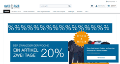 Desktop Screenshot of over-size.de